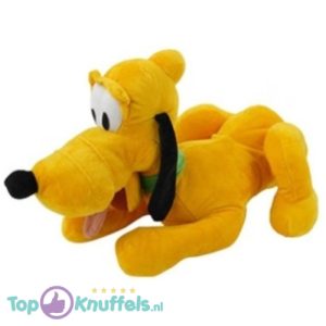 Pluto Liggend Disney Pluche Knuffel met Geluid 28 cm