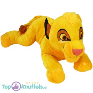 Simba Liggend Disney Pluche Knuffel met Geluid 28 cm