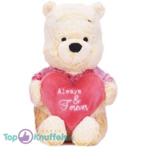 Winnie met Hart – Winnie de Poeh Liefdes Pluche Knuffel 30 cm - Love Special