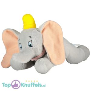 Dumbo Liggend Disney Pluche Knuffel met Geluid 28 cm