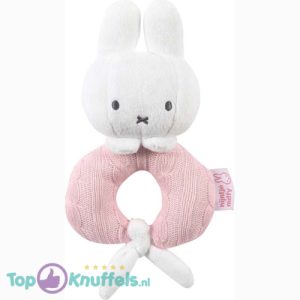 Nijntje Rammelaar Pluche Knuffel (Roze) 20 cm