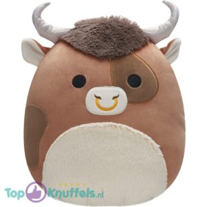 Squishmallows Shep Bruin Gevlekte Stier Pluche Knuffel 36 cm