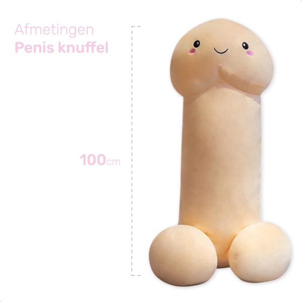 Penis Pluche Knuffel Kussen XXL 100 cm