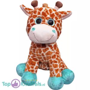 Giraffe met Glitterogen Dieren Pluche Knuffel XXL 90 cm