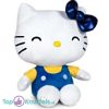 Hello Kitty (Blauw/Geel) 50th Anniversary Pluche Knuffel 18 cm