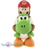 Mario en Yoshi - Super Mario Pluche Knuffel 21 cm
