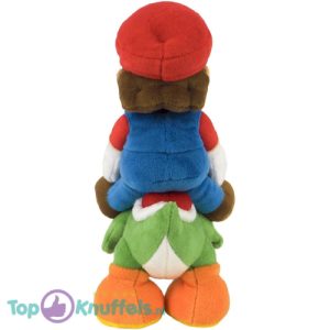 Mario en Yoshi - Super Mario Pluche Knuffel 21 cm