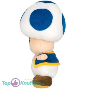 Toad Blauw - Super Mario Pluche Knuffel 20 cm