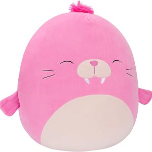 Squishmallows Pepper Roze Walrus Pluche Knuffel 65 cm XXL