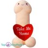 Penis met Hart "Take Me Home" Pluche Knuffel 30 cm