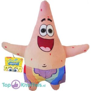 Patrick Ster Regenboog Pluche Knuffel Spongebob Squarepants 34 cm