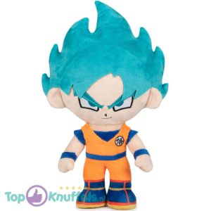 Goku Super Saiyan (Blauw) - Dragon Ball Super Universe Survival Pluche Knuffel 30 cm