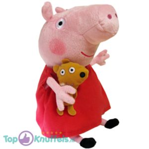 Peppa Pig met Beertje Pluche Knuffel 23 cm