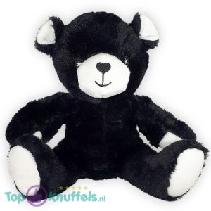 Teddybeer Gloria (Zwart) Pluche Knuffel 25 cm