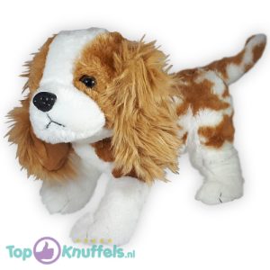 Hond Moos (Bruin/Wit) Pluche Knuffel 32 cm