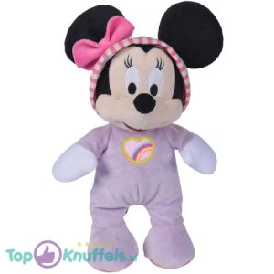 Minnie Mouse in Pyjama - Disney Pluche Knuffel 25 cm