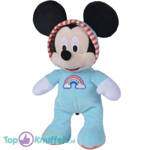 Mickey Mouse in Pyjama - Disney Pluche Knuffel 25 cm