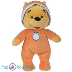 Winnie de Poeh in Pyjama - Disney Pluche Knuffel 25 cm