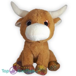 Stier Happy Boerderij Pluche Knuffel 30 cm