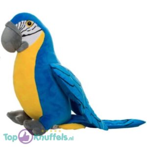 Papegaai Vogel Blauw Pluche Knuffel 20 cm