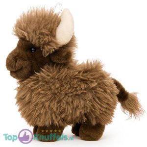 Schotse Hooglander (Bruin) Pluche Knuffel Koe 25 cm