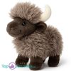 Schotse Hooglander (Bruin) Pluche Knuffel Koe 25 cm