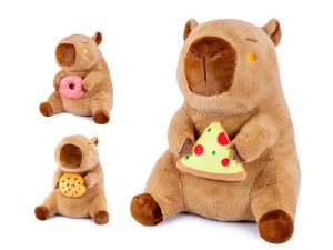 Capybara met Donut Pluche Knuffel 24 cm - Capibara