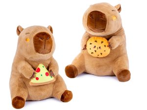 Capybara met Donut Pluche Knuffel 24 cm - Capibara