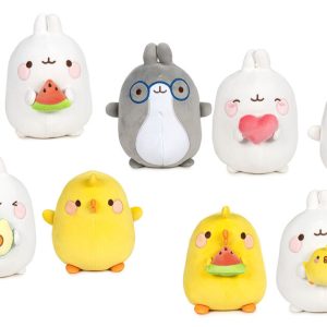 Pinco met Bril - Molang Pluche Knuffel 25 cm