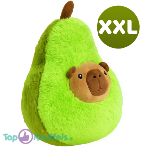 Capibara Avocado Kawaii Pluche Knuffel XXL 80 cm - Capybara
