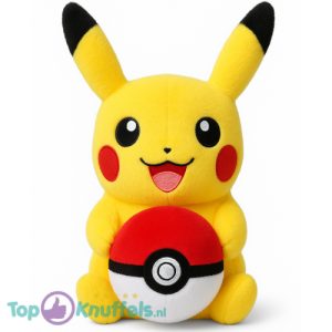Pikachu met Pokébal - Pokémon Pluche Knuffel 40 cm