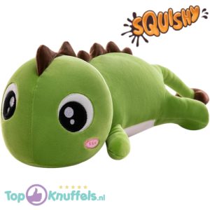 Salamander Groen Squishy Kawaii Pluche Knuffel XL 75 cm