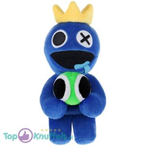 Blauw - Rainbow Friends Roblox Pluche Knuffel 24 cm