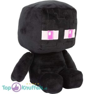 Enderman Zittend Minecraft Pluche Knuffel 24 cm