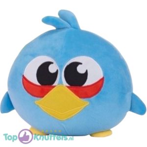 Angry Birds (Blauw) Squashy Podgies Pluche Knuffel 20 cm