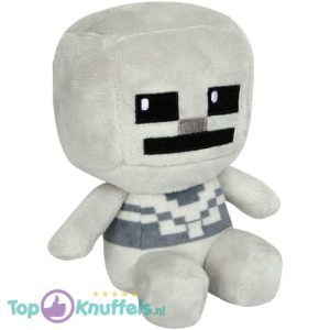 Skeleton Zittend Minecraft Pluche Knuffel 24 cm