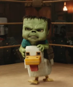 Chicken Jockey – Minecraft Pluche Knuffel XXL 120 cm