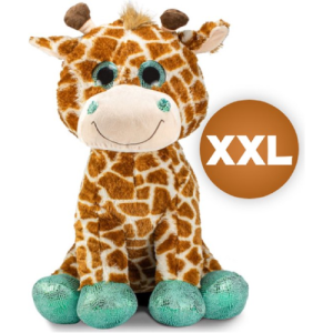 Giraffe met Glitterogen Dieren Pluche Knuffel XXL 100 cm