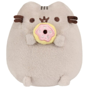 Pusheen Donut Mini Pluche Knuffel Grijze Kat 13 cm