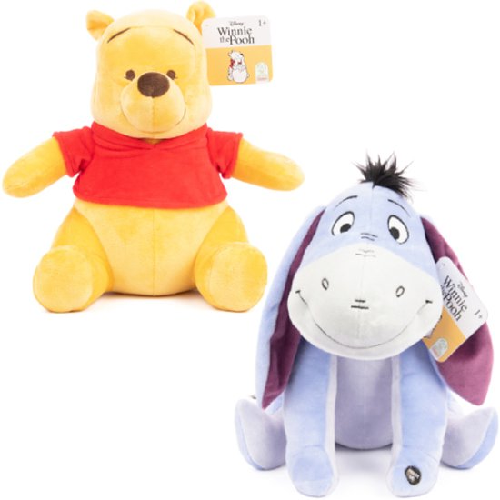 Winnie + Iejoor met Geluid Disney Pluche Knuffel Set 20 cm