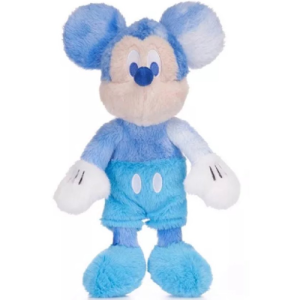 Mickey Mouse (Blauw) Disney Fluffy Pluche Knuffel 36 cm