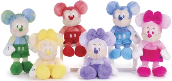 Minnie Mouse (Paars) Disney Fluffy Pluche Knuffel 36 cm - Afbeelding 2