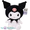 Kuromi (Zwart) Hello Kitty Snuggly Pluche Knuffel 27 cm