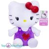 Hello Kitty (Paars/Wit) Halloween Pluche Knuffel 25 cm