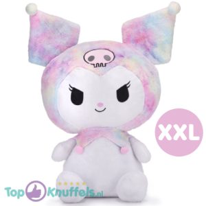 Kuromi (Tie-Dye) Hello Kitty Pluche Knuffel XXL 100 cm