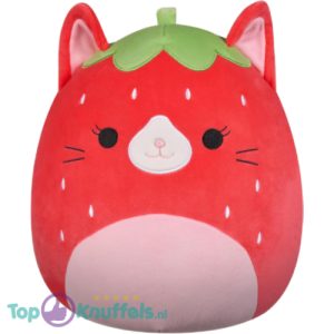 Squishmallows Olma Aardbei Kat Pluche Knuffel 20 cm