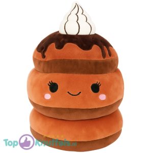 Squishmallows Sheila Chocolade Pannenkoek Pluche Knuffel 20 cm