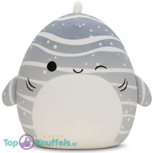 Squishmallows Sachie Grijze Haai Pluche Knuffel 20 cm