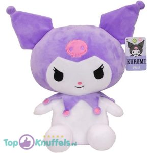 Kuromi (Paars) Hello Kitty Snuggly Pluche Knuffel 27 cm