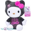 Hello Kitty (Zwart/Roze) Halloween Pluche Knuffel 25 cm